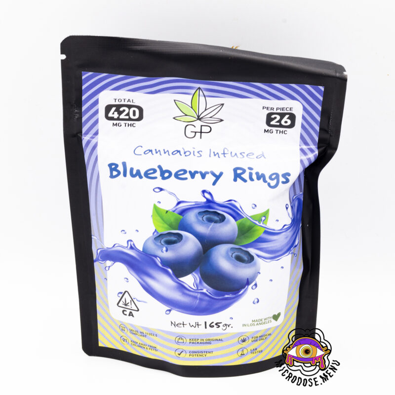 Green Privilege Blueberry Rings 420mg