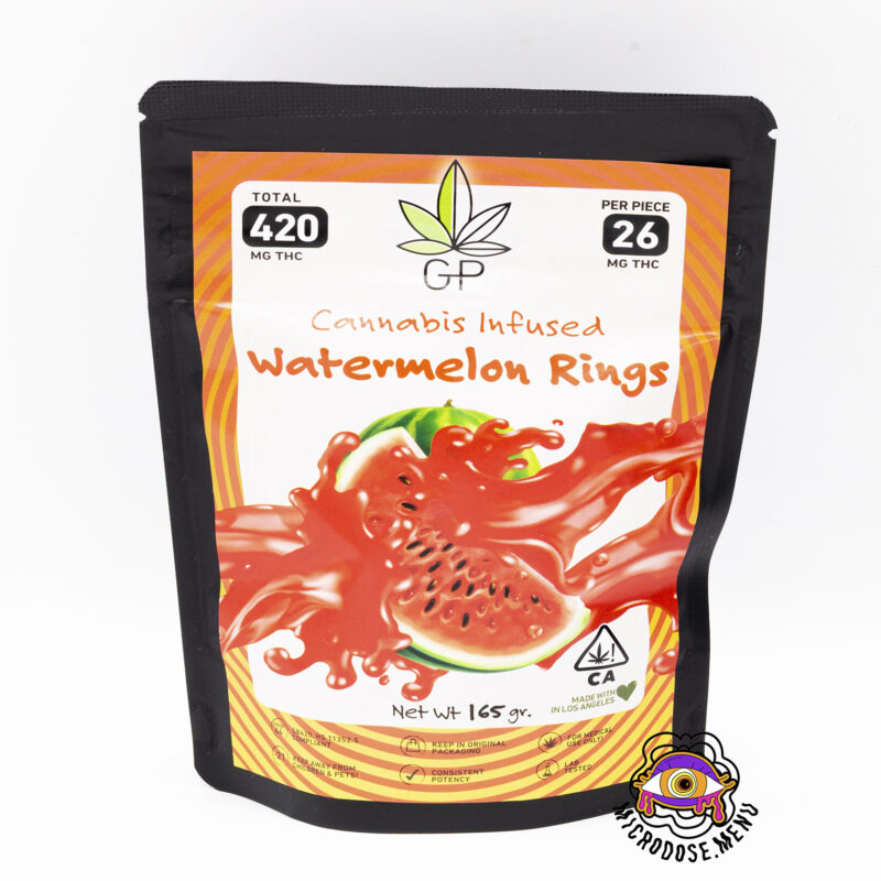 Green Privilege Watermelon Rings 420mg