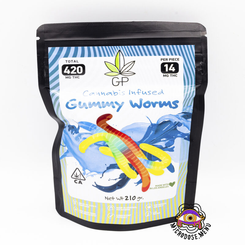 Green Privilege Gummy Worms 420mg