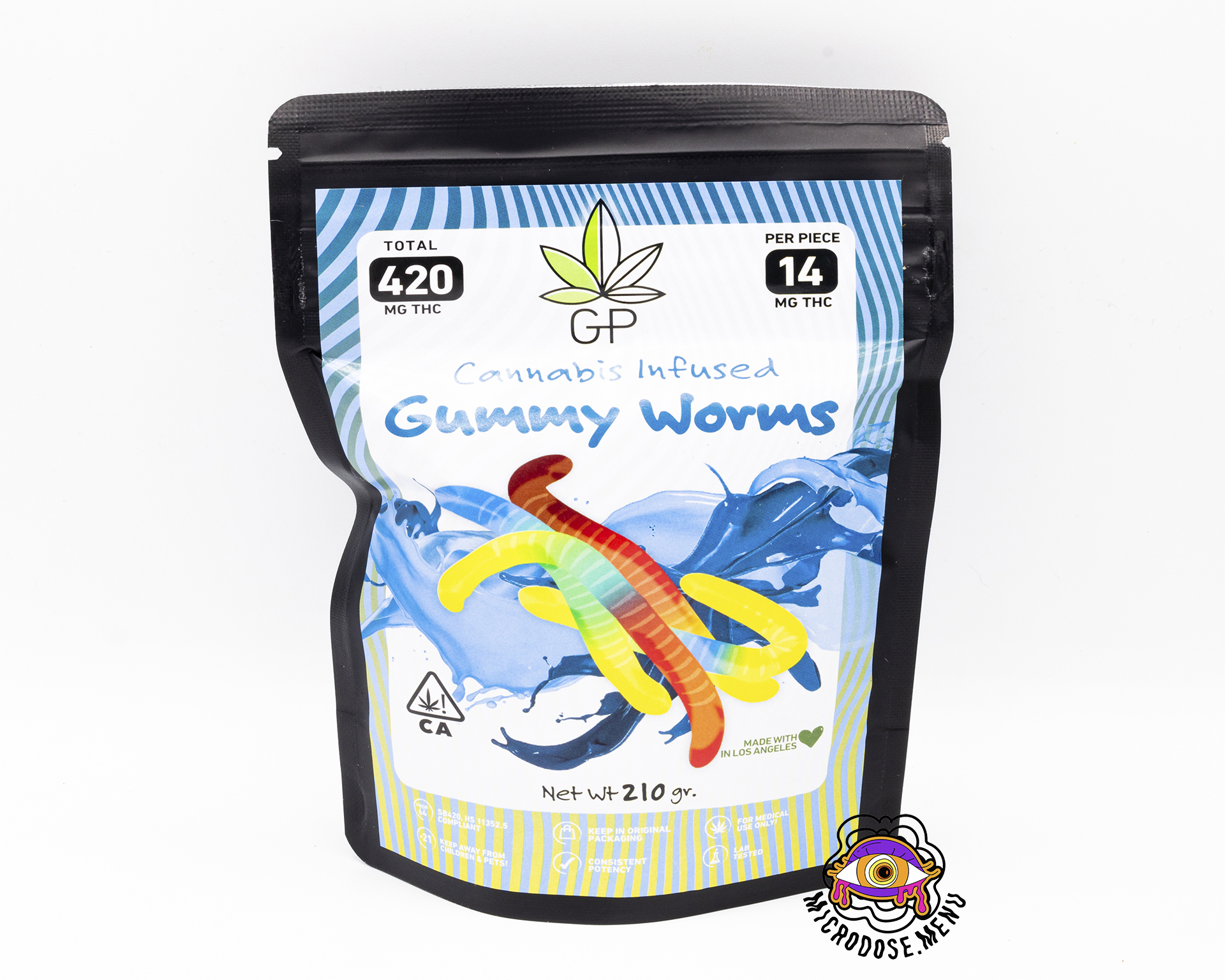 Green Privilege Gummy Worms 420mg