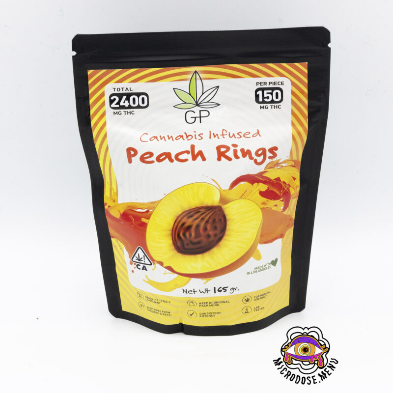 Green Privilege Peach Rings 2400mg