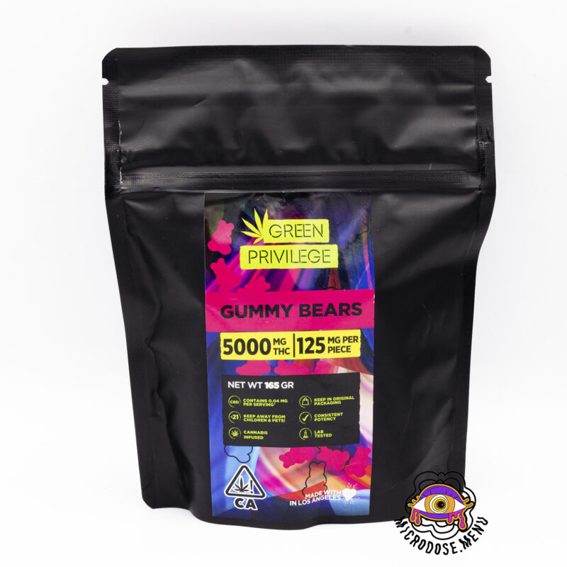 Green Privilege Gummy Bears 5000mg
