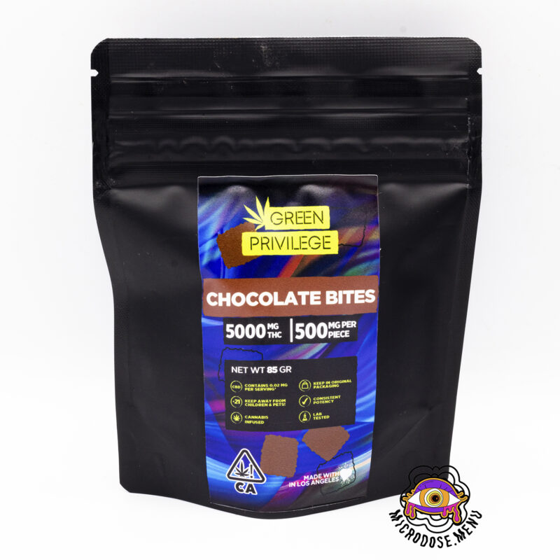 Green Privilege Milk Chocolate Bites 5000mg