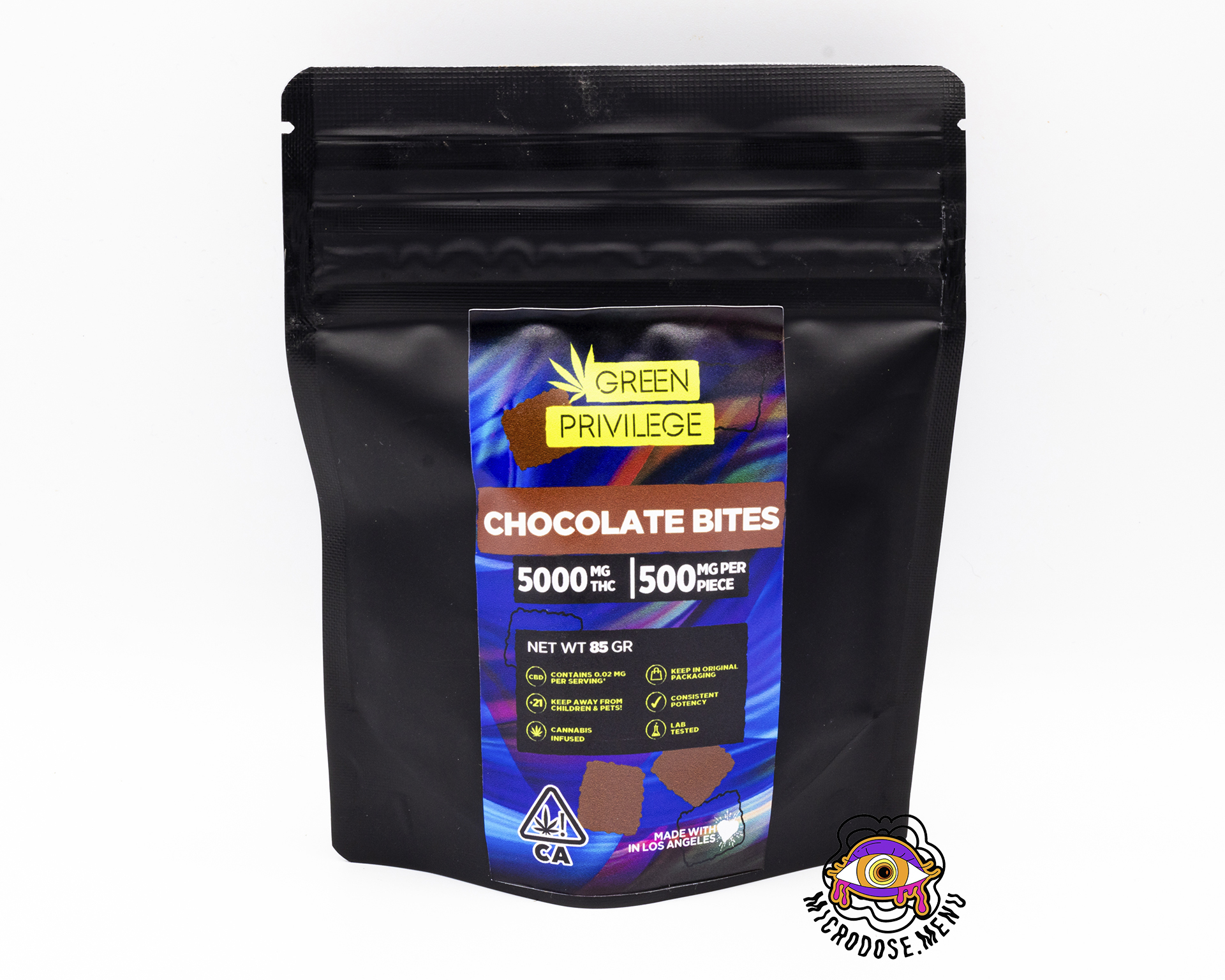 Green Privilege Milk Chocolate Bites 5000mg