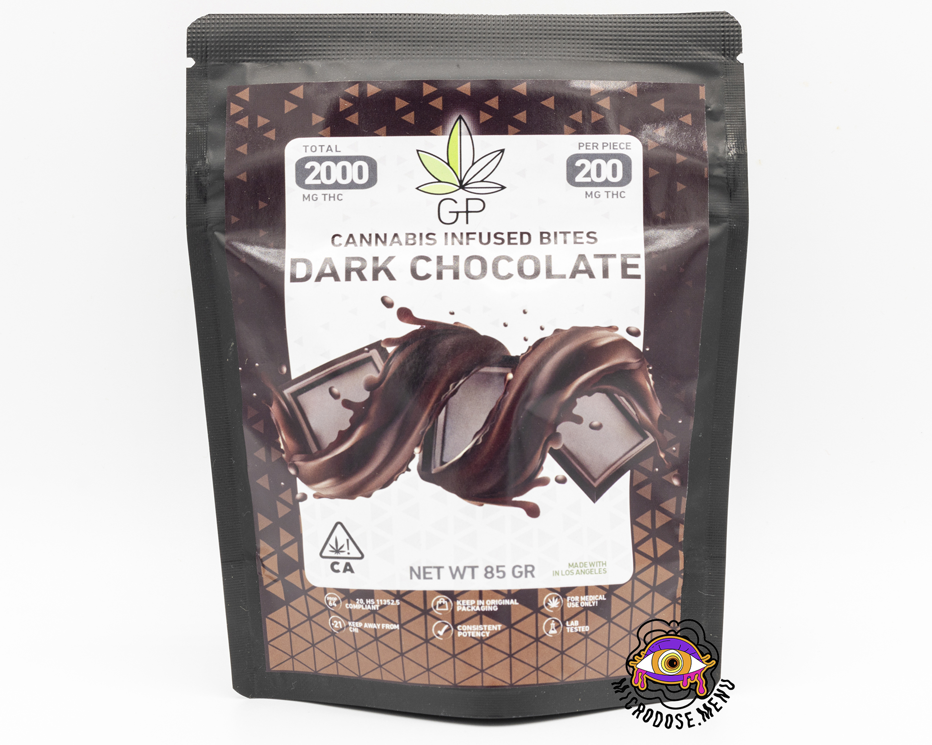 Green Privilege Dark Chocolate Bites 2000mg