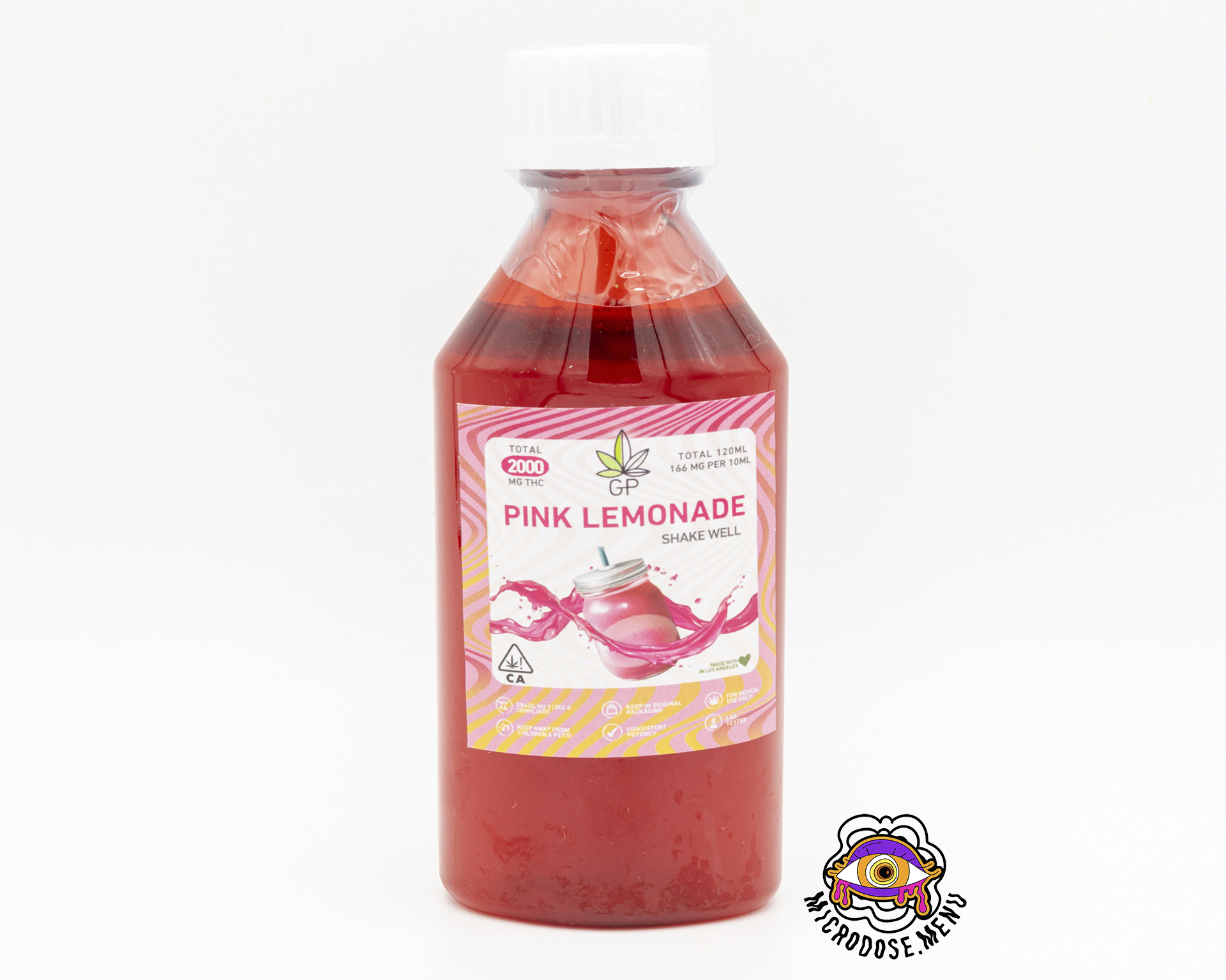 Green Privilege THC Syrup - Pink Lemonade 2000mg