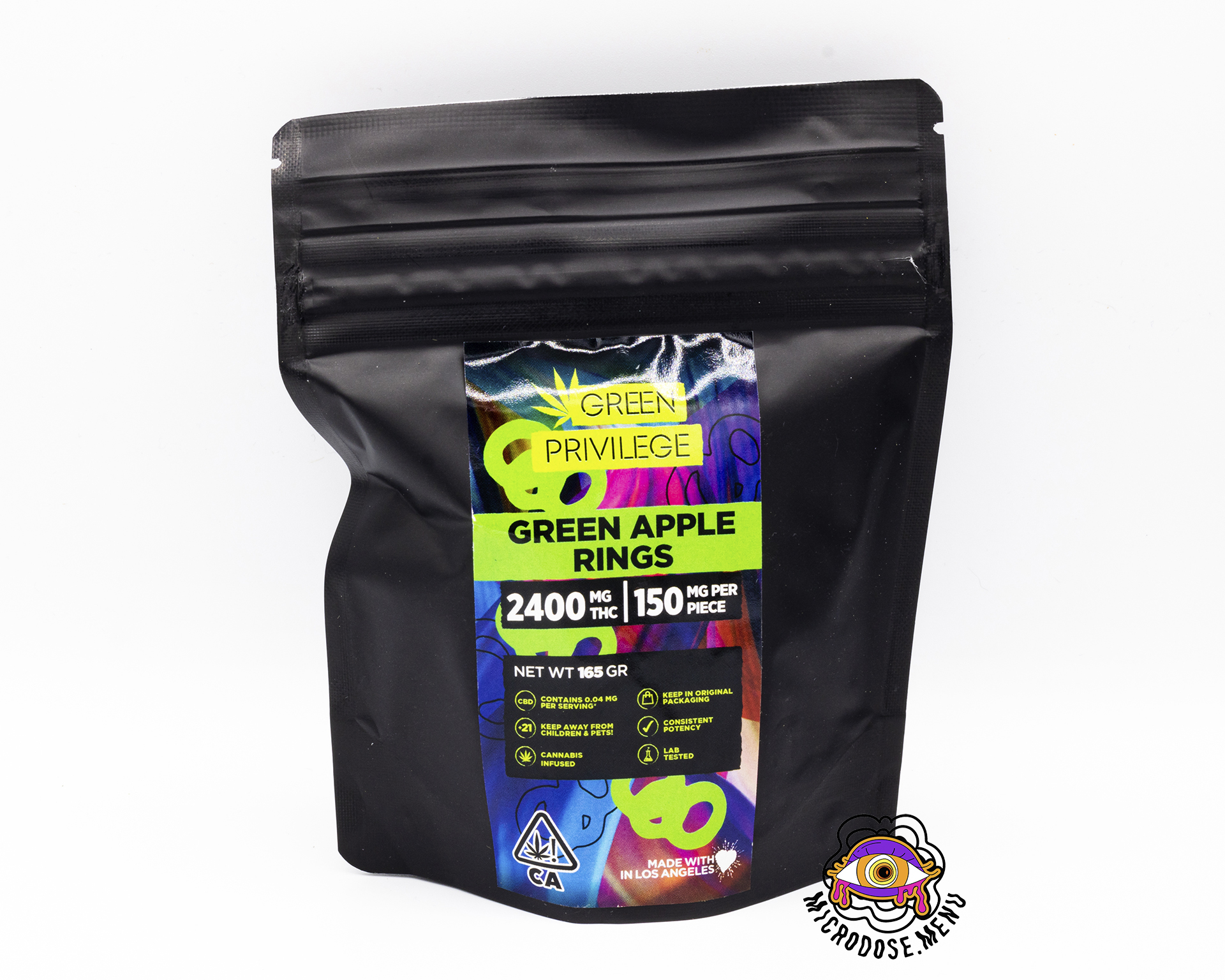 Green Privilege Green Apple Rings 2400mg