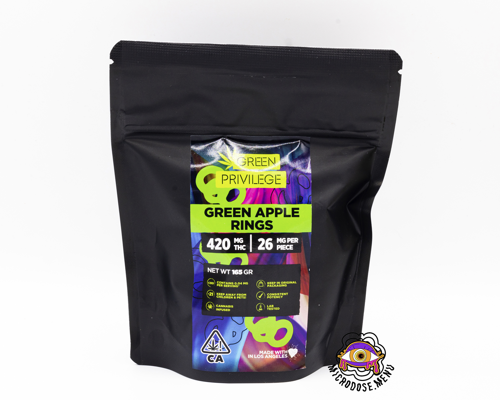 Green Privilege Green Apple Rings 420mg
