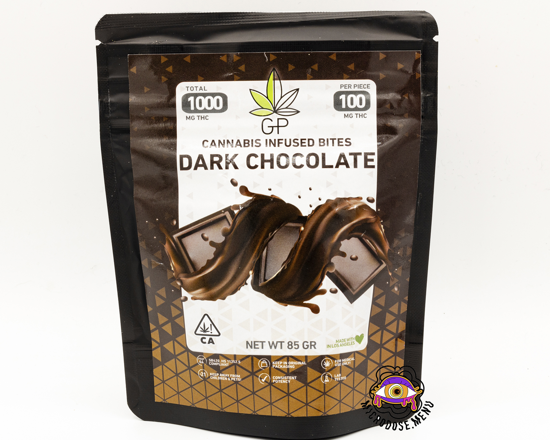 Green Privilege Dark Chocolate Bites 1000MG