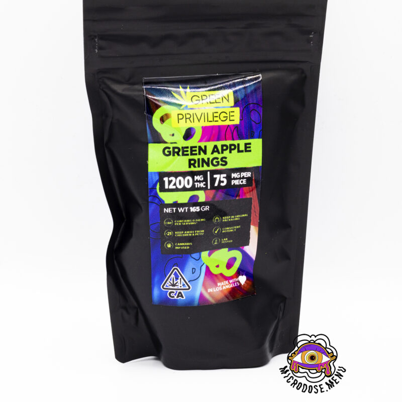 Green Privilege Green Apple Rings 1200mg