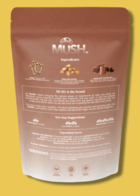 Mush Chocolate Covered Pretzel Bites 4g - Image 2